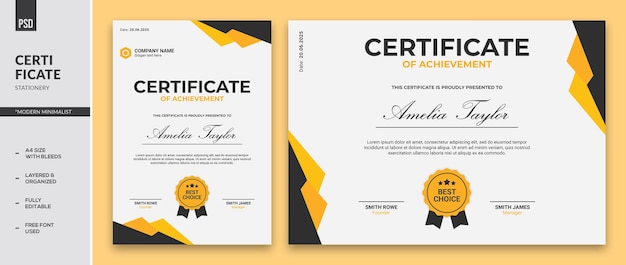 Certificate Templates