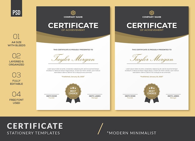 Certificate Templates