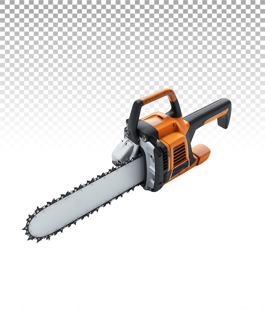 Chainsaw Clarity Cutout Ensuring Precise and Well Defined Tool Visual Elements