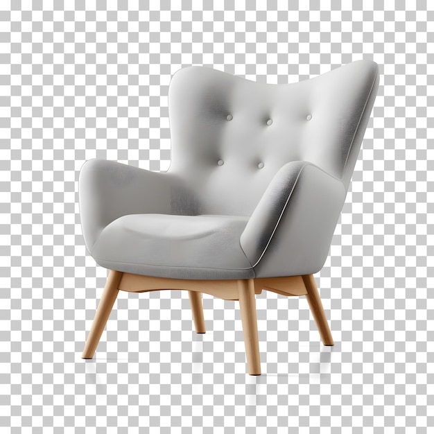 Chair design a chair with a wooden legs png clipart isolated on a transparent background