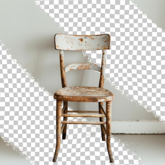 a chair with a white background and a white wall with a white border