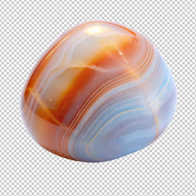 PSD chalcedony on transparent background