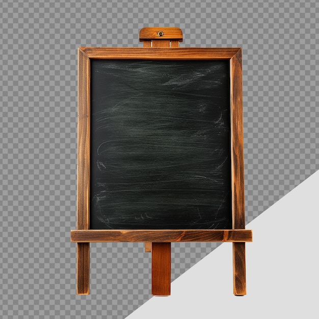 Chalkboard blackboard sign png isolated on transparent background