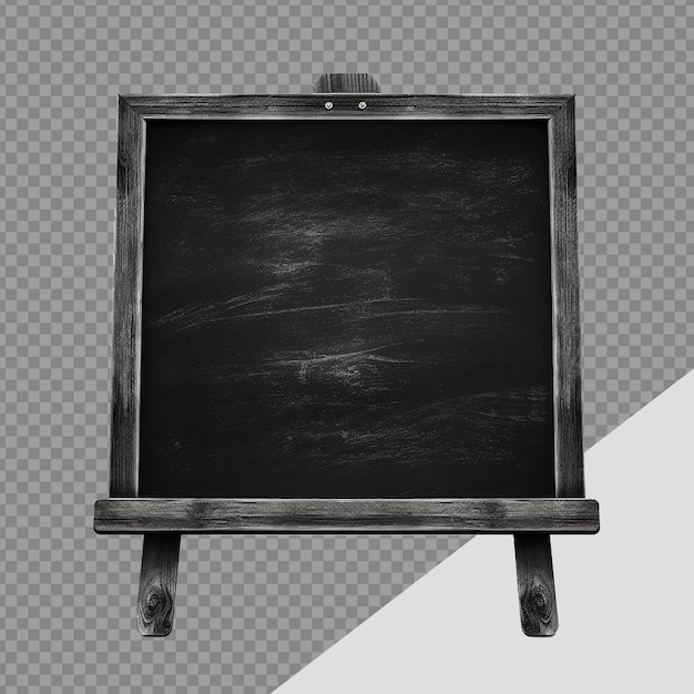 Chalkboard blackboard sign png isolated on transparent background