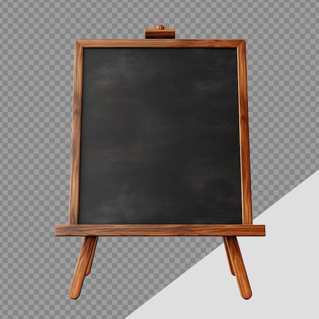 Chalkboard blackboard sign png isolated on transparent background