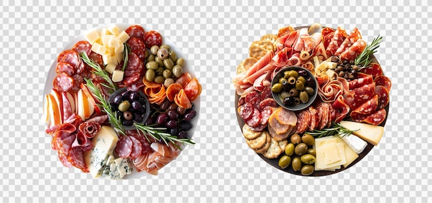 Charcuterie Platter on Transparent Background