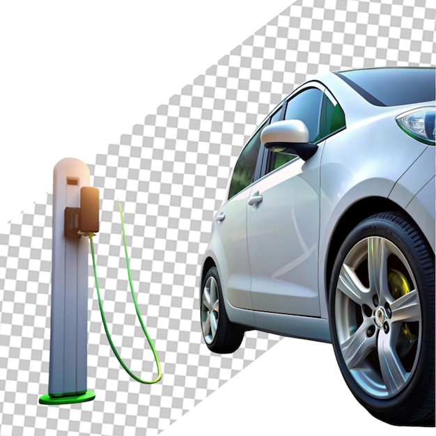 PSD charging ev car electric vehicle clean energy for driving future ecofriendly alternative energy