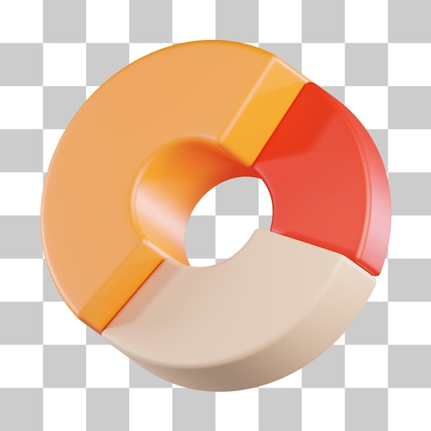 Chart Doughnut 3D Icon