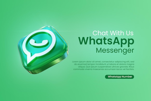 Chat With Us On WhatsApp Messeger for Social Media Post Promotion