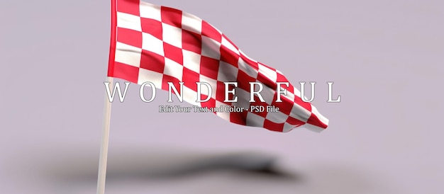 Checkered racing flag