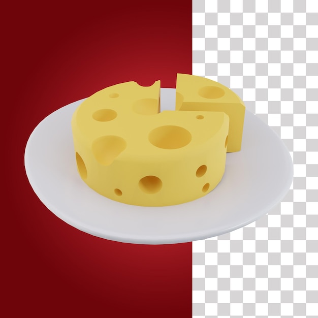 Cheese 3D Icon