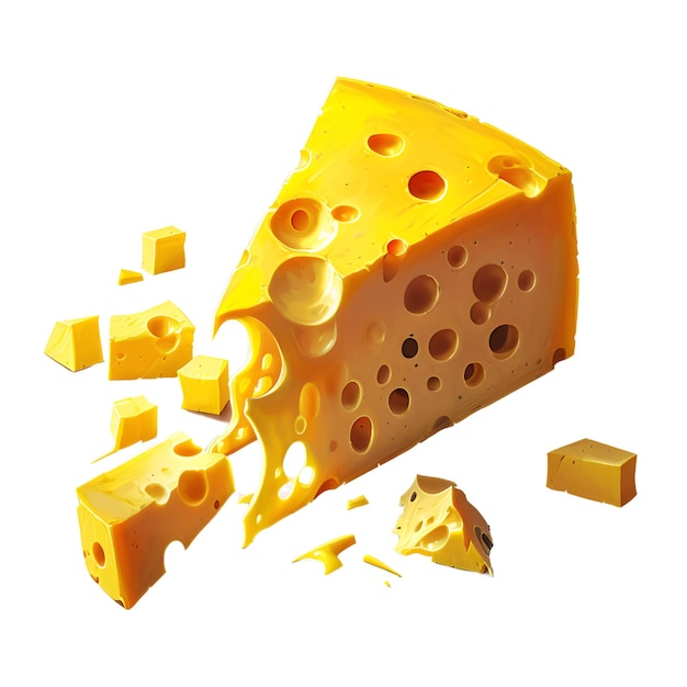 PSD cheese cutout