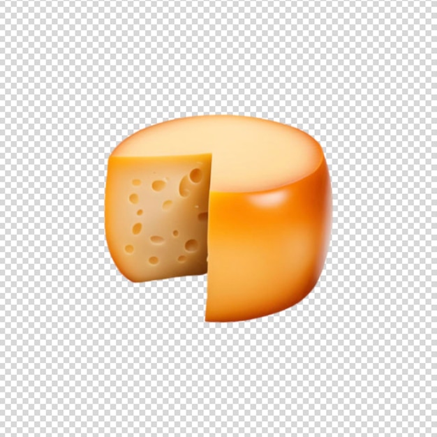 PSD cheese isolated on transparent background