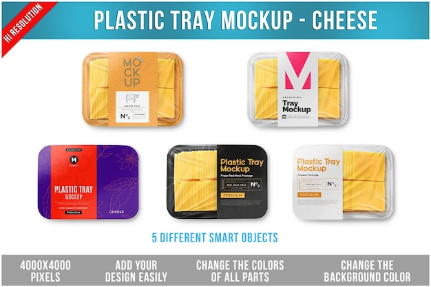 PSD cheese tray mockup