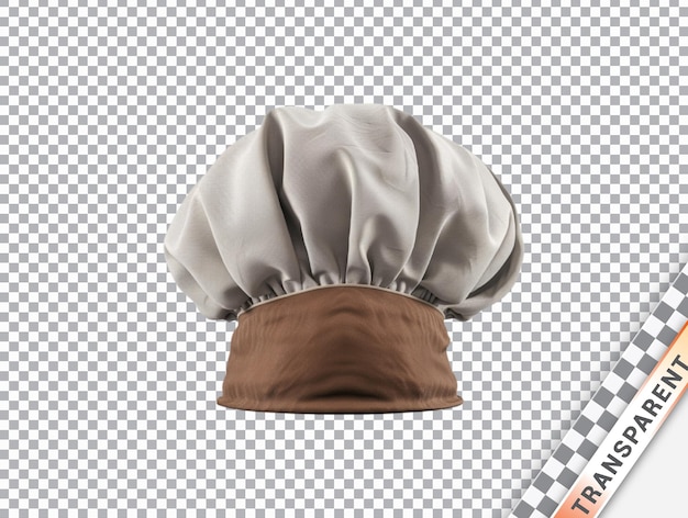 PSD chef hat cotton fabric transparent background