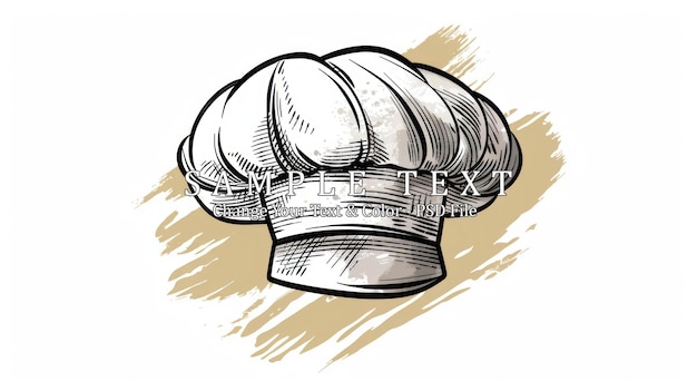 PSD chef hat illustration