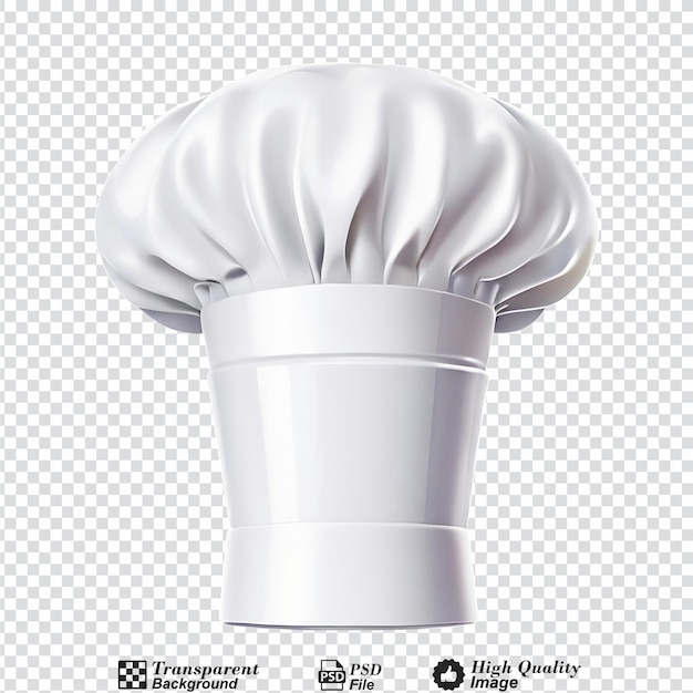 chef hat isolated on transparent background