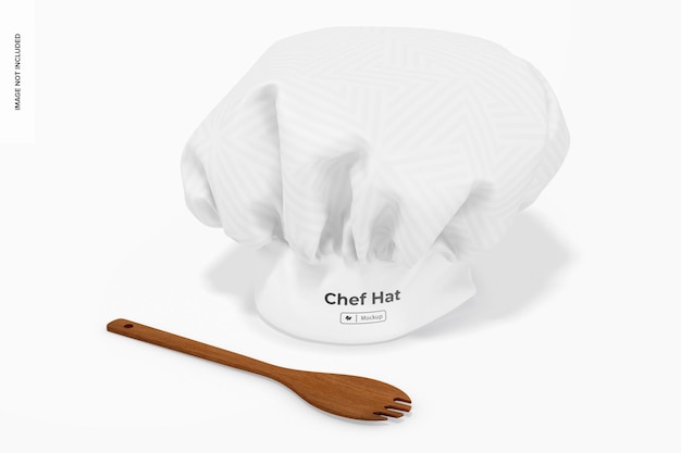 Chef Hat Mockup, with Spoon