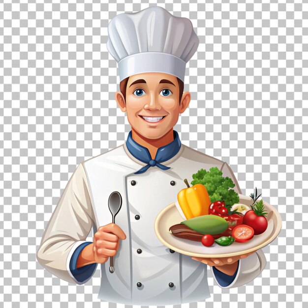 PSD chef illustration