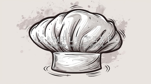 PSD chefs hat illustration