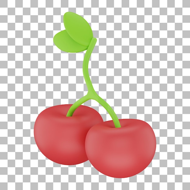 Cherry 3D Illustration