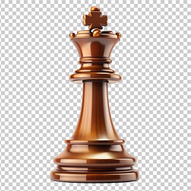 chess king on transparent background