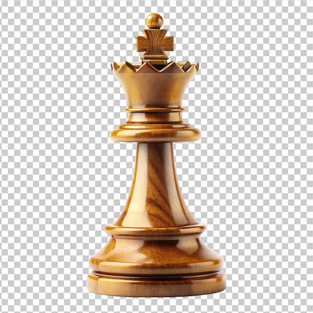 chess king on transparent background