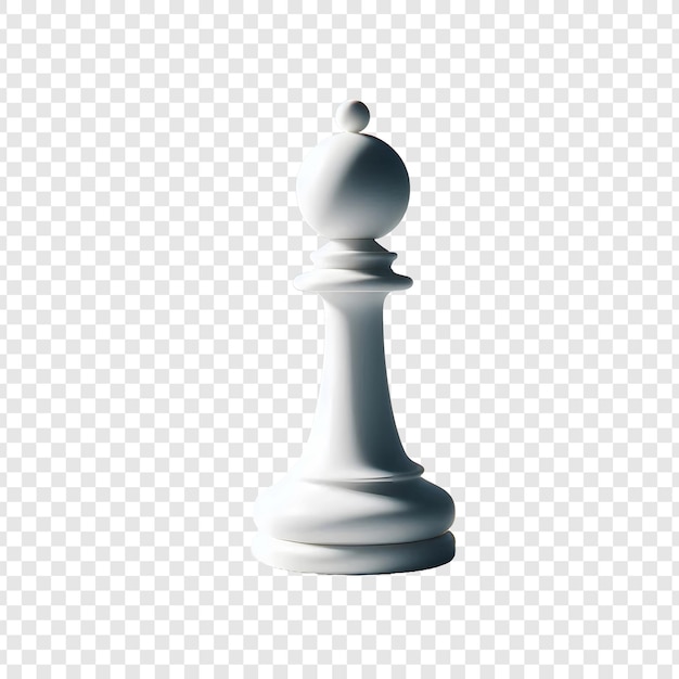 PSD chess pieces isolated on transparent background