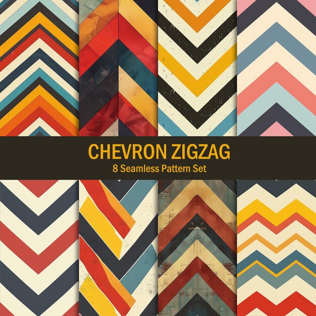 PSD chevron pattern collection