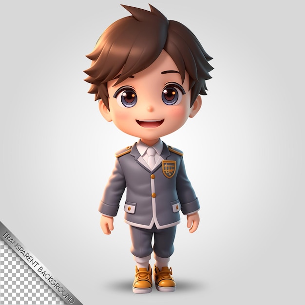 chibi character cute cartoon transparent background