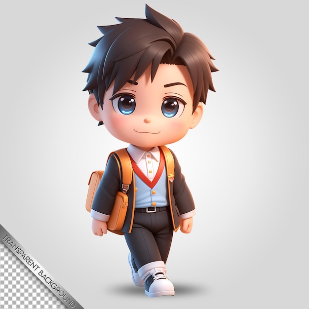 chibi character cute cartoon transparent background