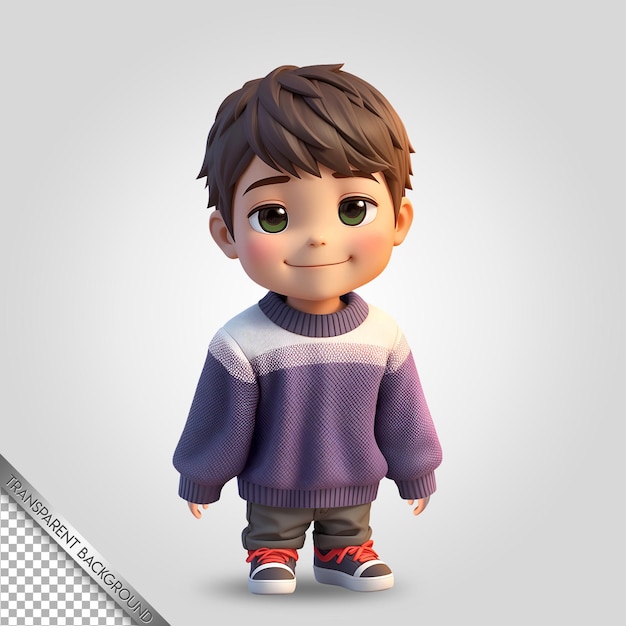 chibi character cute cartoon transparent background