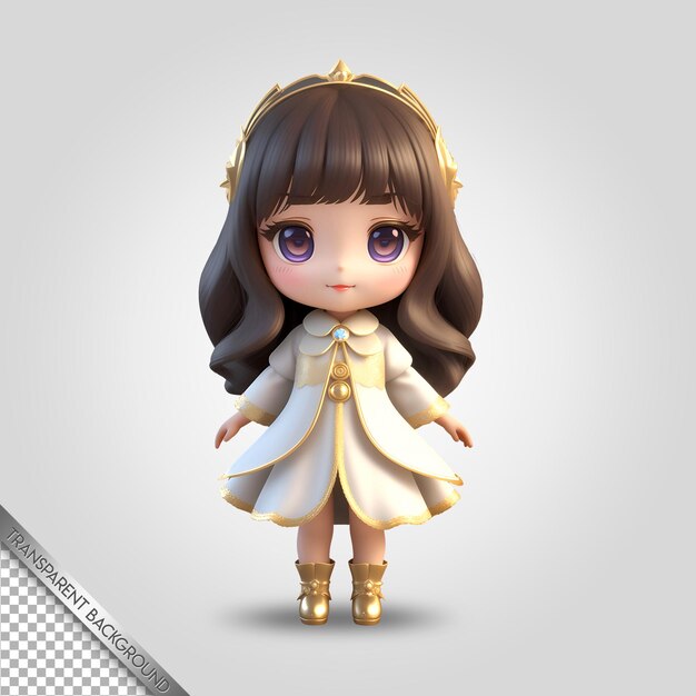 chibi character cute cartoon transparent background