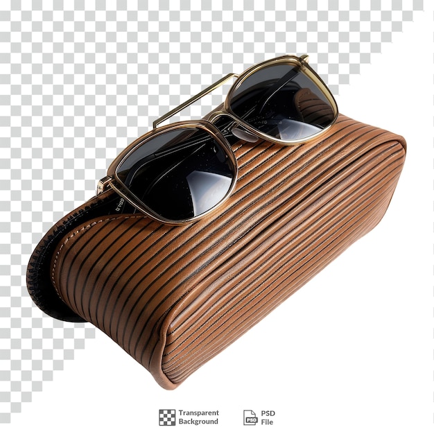 PSD chic sunglasses case transparent background