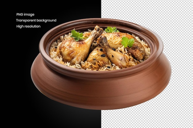 Chicken biryani pot image suatable for advertistments