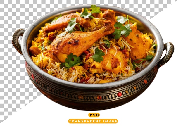 chicken biryani transparent PSD File 03