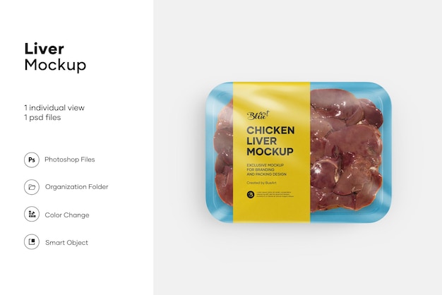 Chicken Liver Mockup