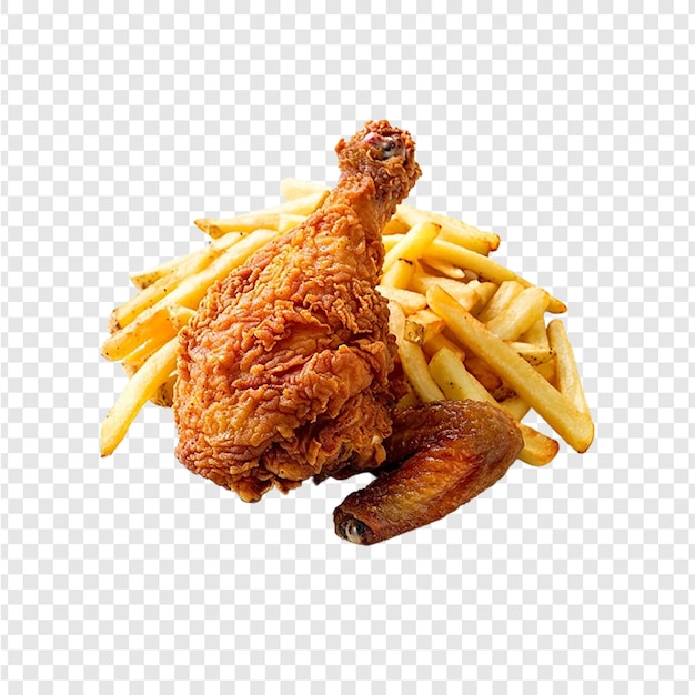 a chicken with a chicken on the bottom of it