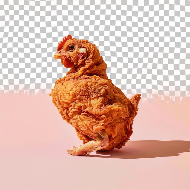 PSD a chicken with a chicken on its back