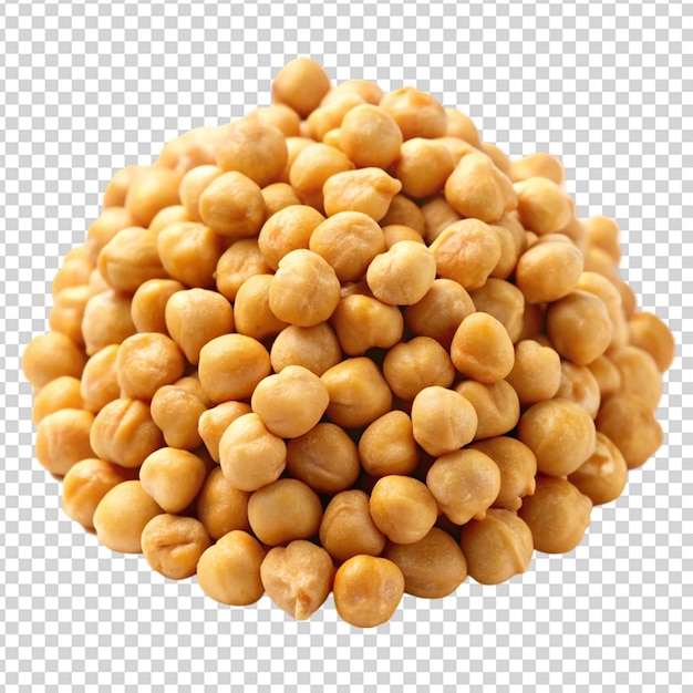 PSD chickpeas isolated on transparent background