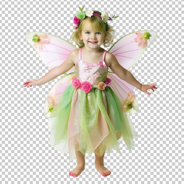 Child in a fairy costume