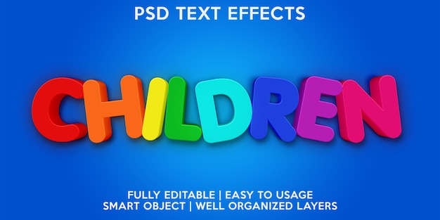 Children Text Effect