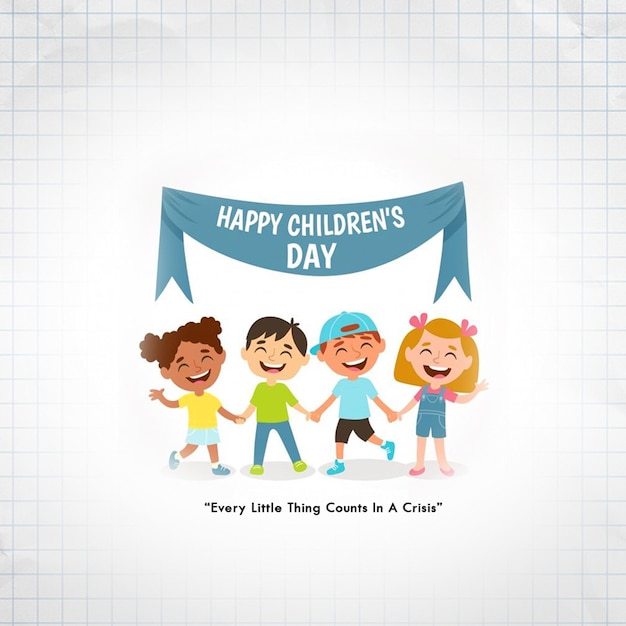 PSD childrens day social media banner and poster design