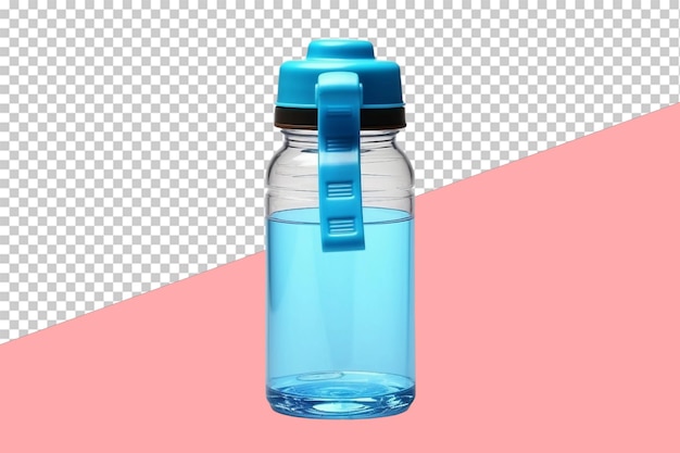 Childrens water bottle. isolated object, transparent background