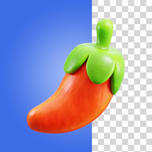 Chilli 3D Icon 3