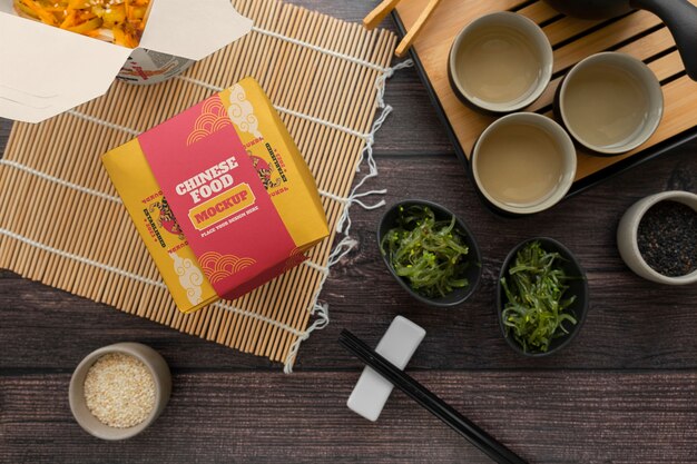 PSD chinese food mockup design