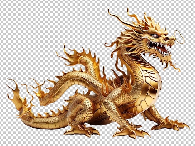 Chinese golden dragon