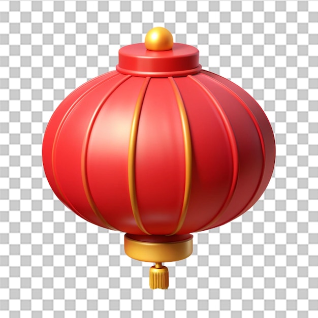 PSD chinese lantern 3d icon illustration