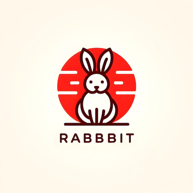 CHINESE NEW YEAR GENERATED AI RABBIT LOGO