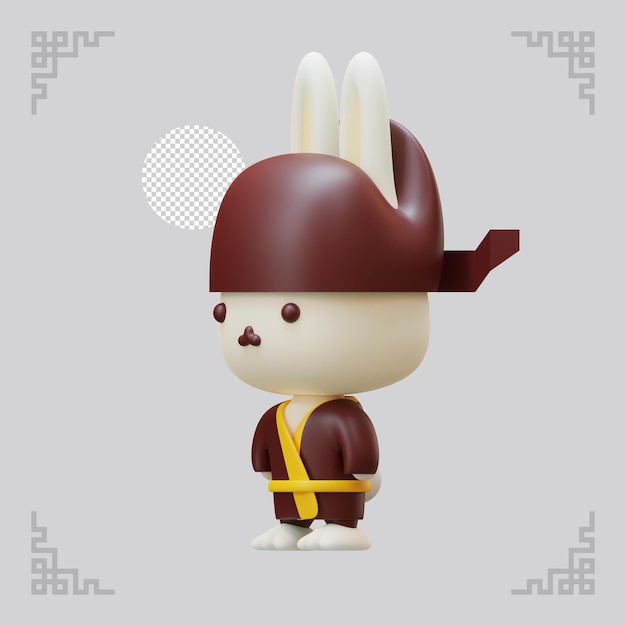 Chinese New Year Of Rabbit 3D Element 06